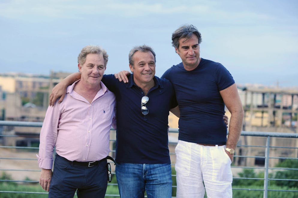 Antonello Fassari, Claudio Amendola e Max Tortora insieme per il lancio dei nuovi episodi de «I Cesaroni»