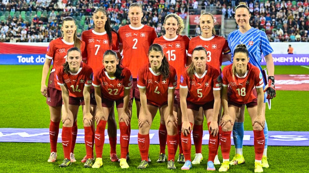 The Nati starting eleven against France.