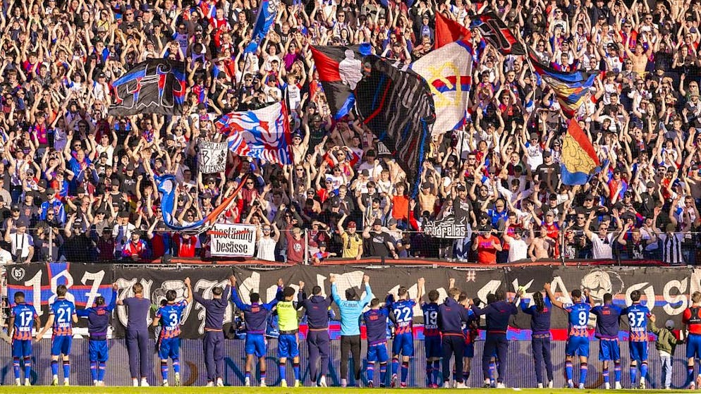 Ecstasy in St. Jakob Park: Basel fans celebrate their team