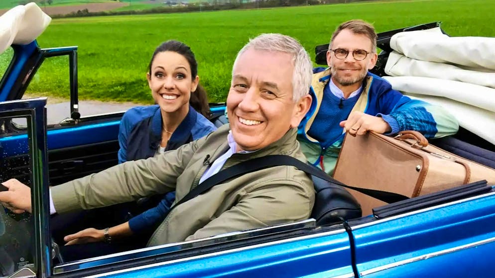 Guaranteed success: The trio Kiki Maeder, Röbi Koller and Andrin Schweizer (here in 2016) ensured dream ratings for Swiss television SRF.