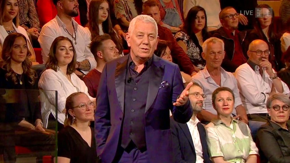 More nervous than ever: presenter Röbi Koller in his last "Happy Day".