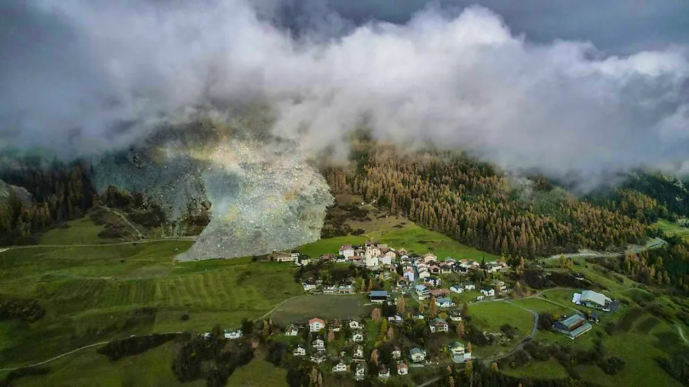 Every sixth home in Switzerland is at risk from natural hazards (archive image)