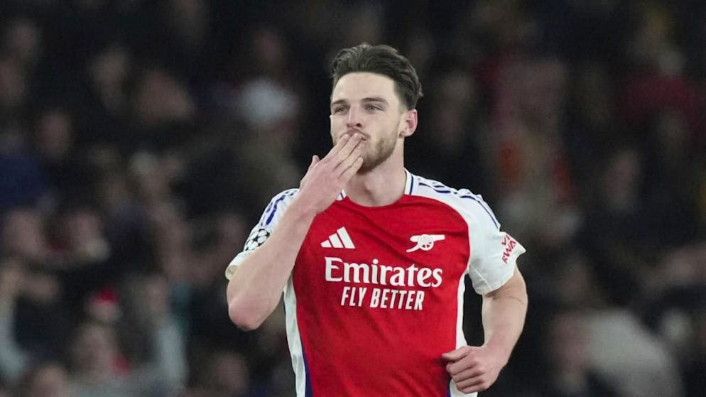 Declan Rice ist mit zwei Freistoss-Toren der Matchwinner für Arsenal beim 3:0 gegen Titelverteidiger Real Madrid