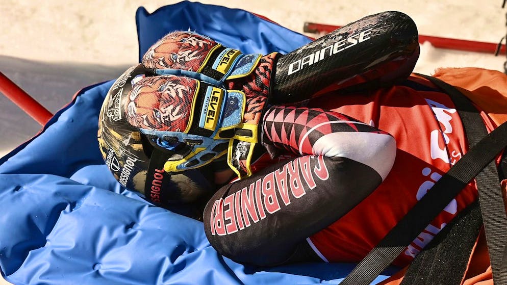 Federica Brignone s’est gravement blessée à une jambe aux championnats d’Italie.