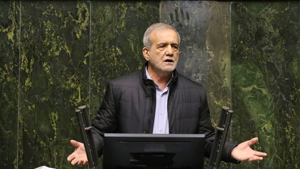 Il presidente iraniano Masoud Pezeshkian (foto d'archivio)