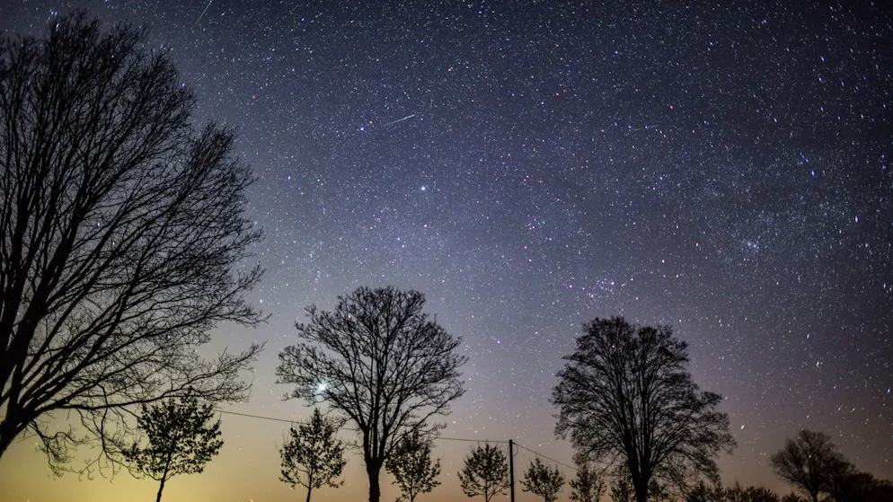 Chances of shooting stars. Lyrids in the night sky promise celestial spectacle