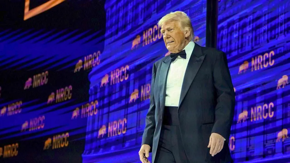 At an evening event of the National Republican Congressional Committee (NRCC), US President Donald Trump defended the tariffs. (archive image)