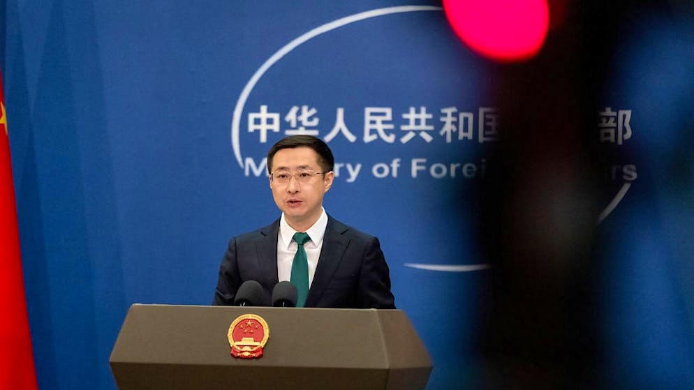 Il portavoce del ministero degli Esteri cinese Lin Jian