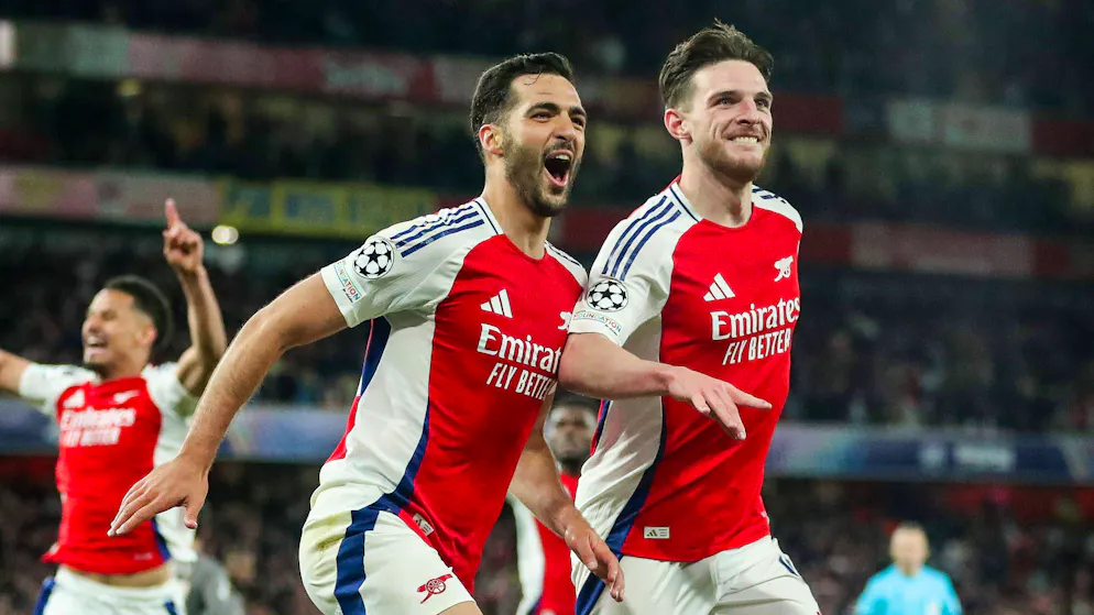 Rice shines with dream goals. Arsenal play themselves into a frenzy and dismantle Real Madrid