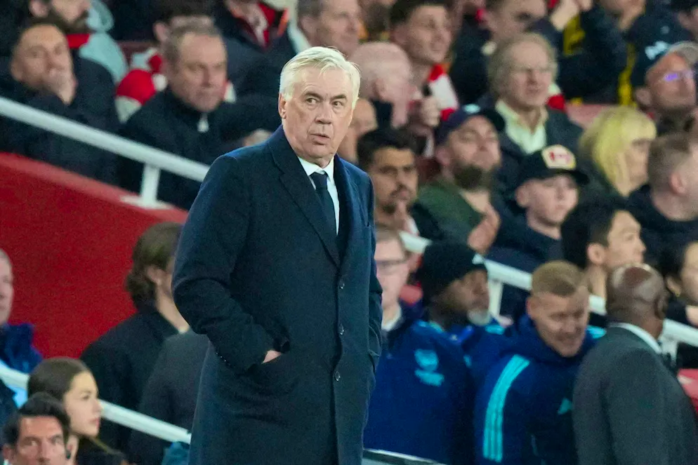 Needs a miracle from his Madrilenians in the second leg: Coach Carlo Ancelotti.