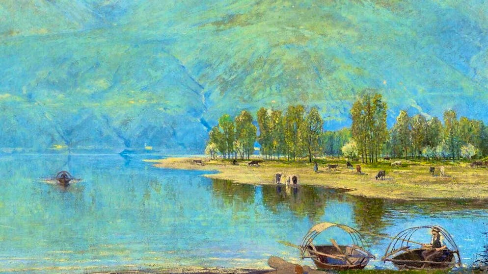 Hodler and Franzoni at the Masi Art Museum in Ticino - Gallery. With his painting "Delta della Maggia", the Ticino painter Filippo Franzoni was finally recognized by fellow painters and critics beyond the Alps.