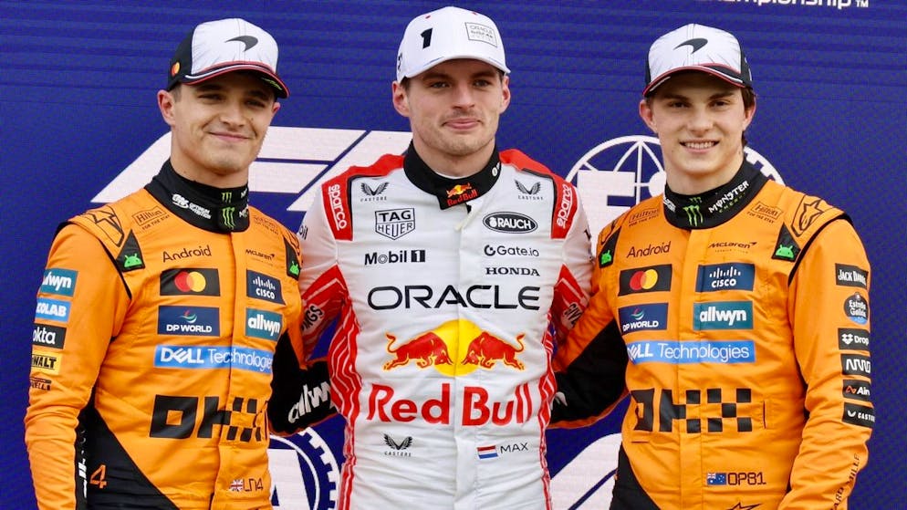 Vers un nouveau duel entre Max Verstappen et les deux pilotes McLaren ce week-end ?