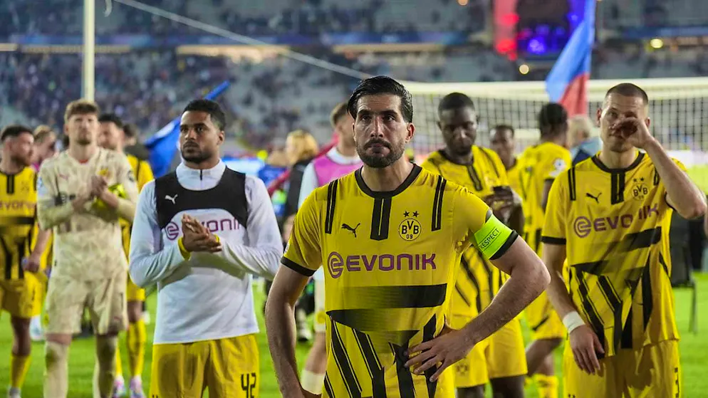 Dortmund's players are left with nothing but consternation after the rebuff in Barcelona
