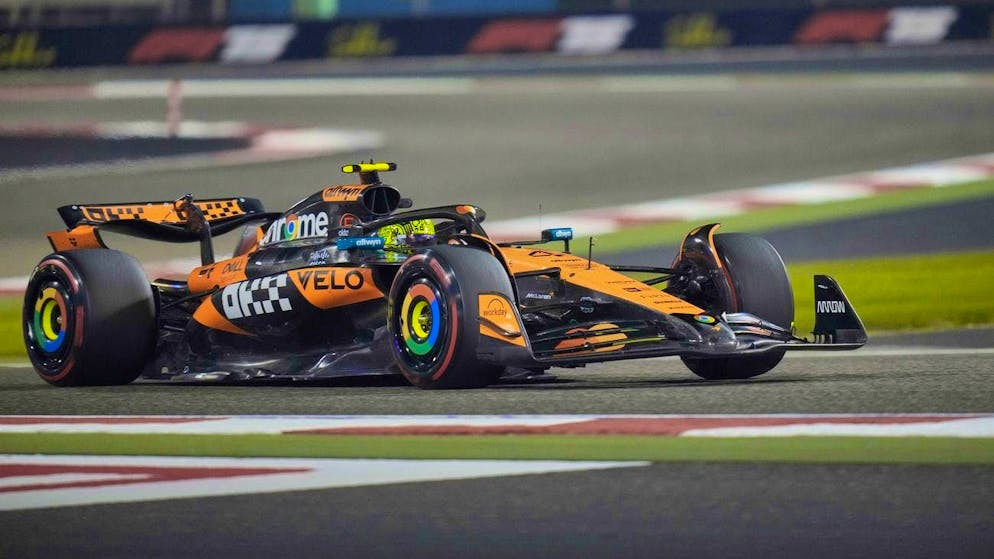 World championship leader Lando Norris and McLaren dominate the first day of practice in Bahrain.
