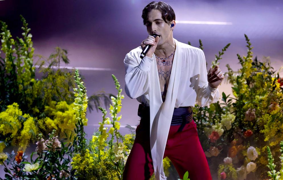 Fra le canzoni in scaletta c'era anche «Mars», un brano ispirato a Dove Cameron, l'attrice con cui Damiano ha una relazione da due anni (foto d'archivio).