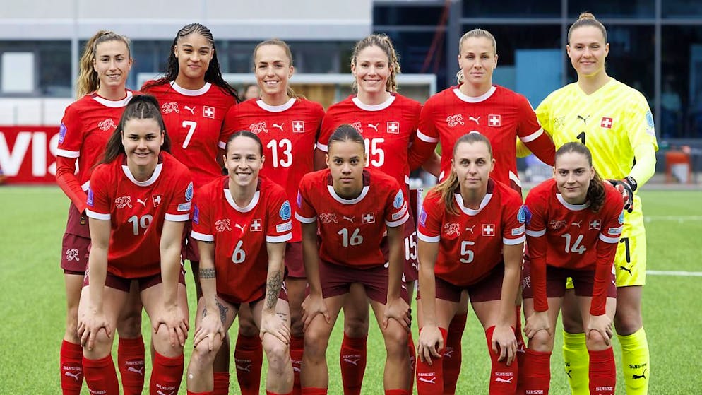 Die Nationalspielerinnen werden auch am 26. Juni vor dem Spiel gegen Tschechien posieren