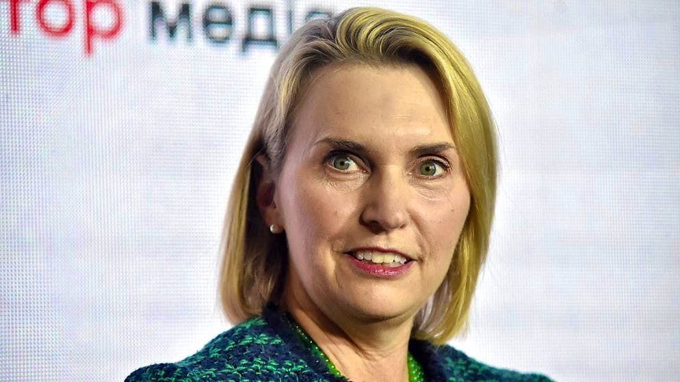 ARCHIVE - US Ambassador Bridget Brink in Kiev. Photo: -/Ukrinform/dpa/Archive picture