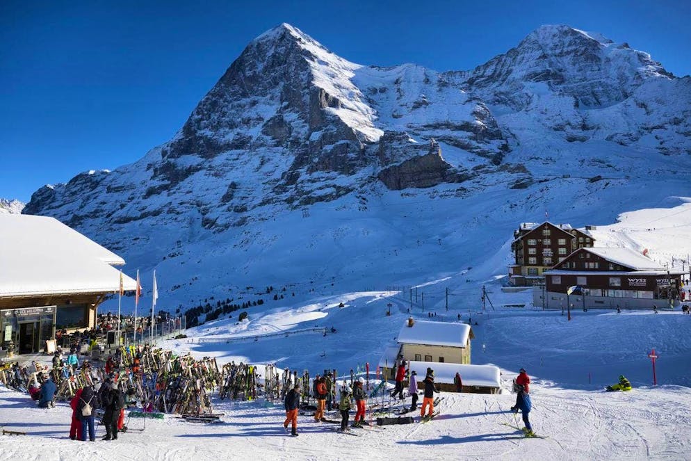 The Kleine Scheidegg near Grindelwald BE.