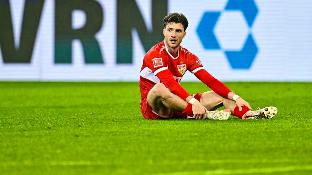 Stuttgart's Leonidas Stergiou scores his first goal of the season against Werder Bremen, but still leaves the pitch as a loser (archive image)