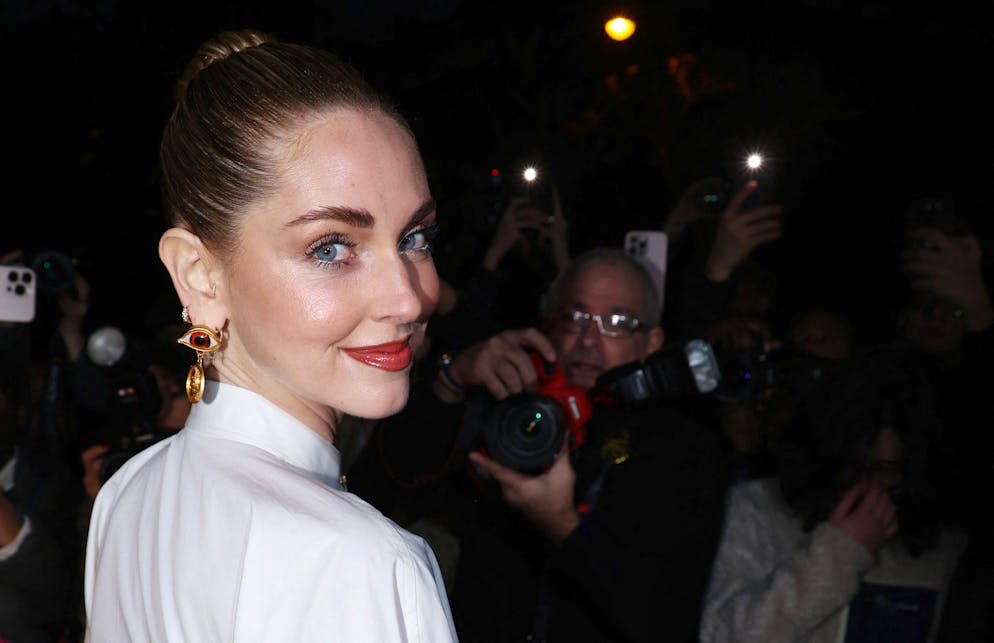 L'influencer italiana Chiara Ferragni sembrerebbe essere già tornata single (foto d'archivio).