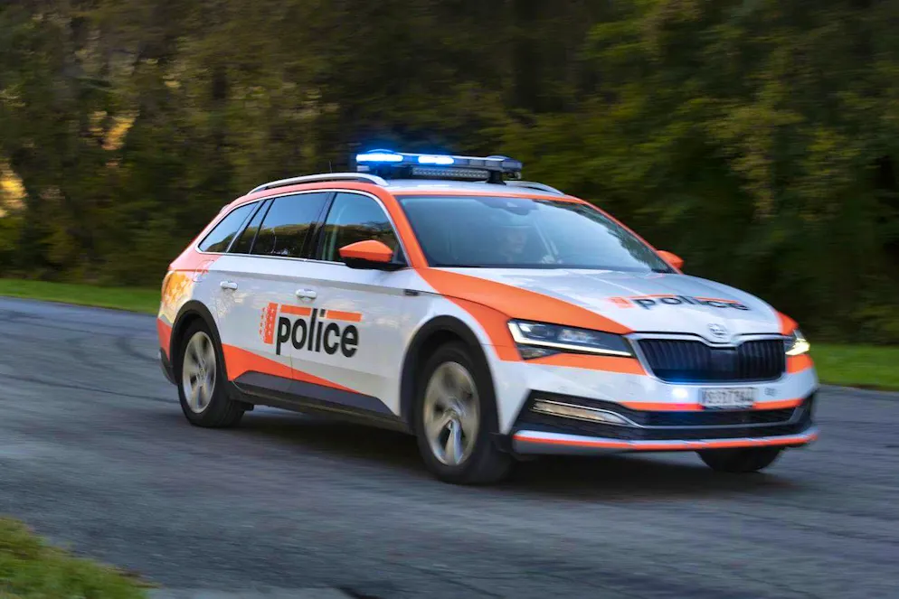 Three speeders were caught by the Valais cantonal police in April.