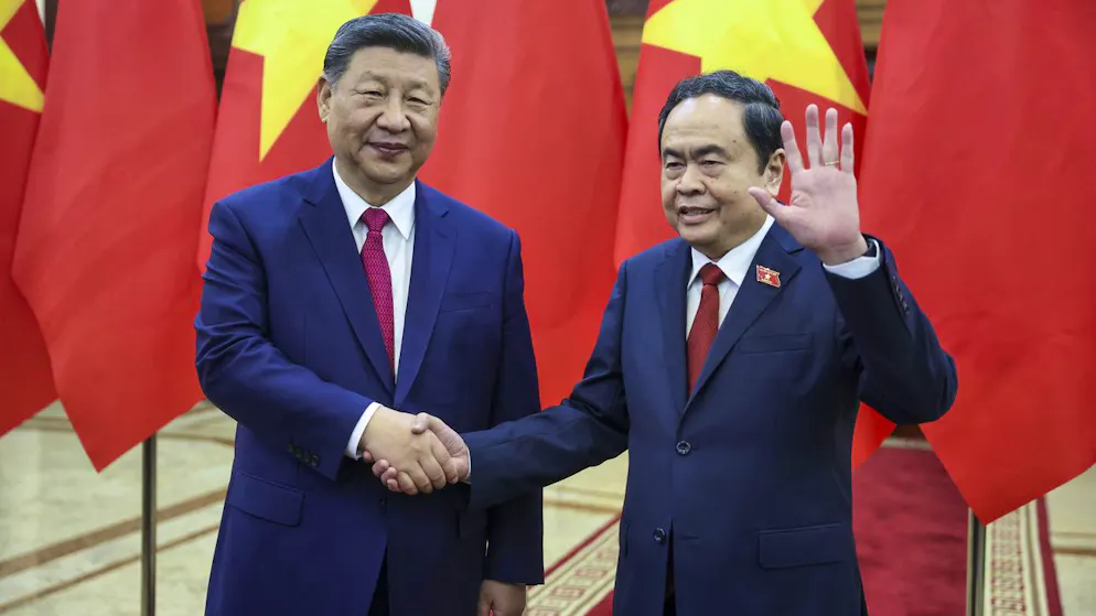 Xi Jinping in Vietnam.