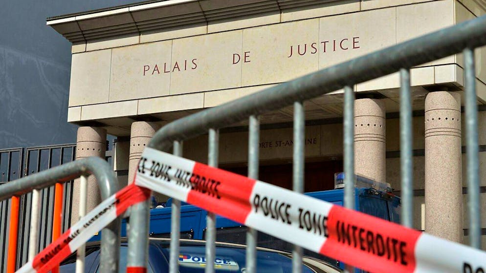 Una foto d'archivio del Palais de Justice di Ginevra