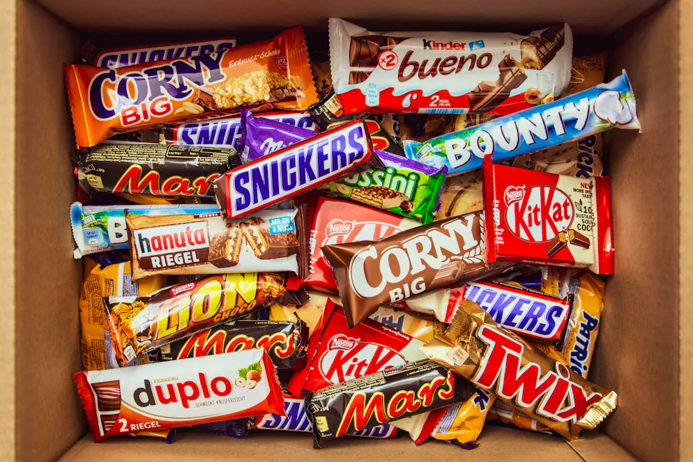 The car journey can be sweetened with the right snack.