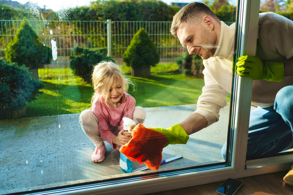 Cleaning windows in spring? Yes, but only after the pollen count and Sahara dust.