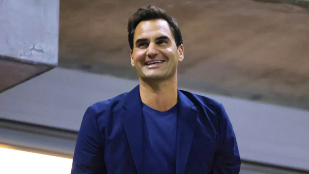 Tennis-Superstar Roger Federer. 
