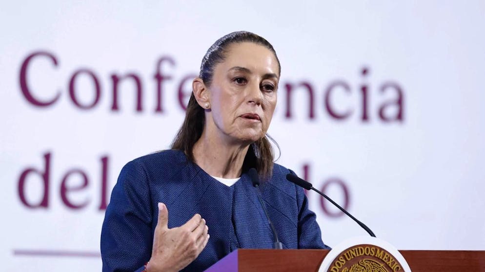 La presidente messicana Claudia Sheinbaum