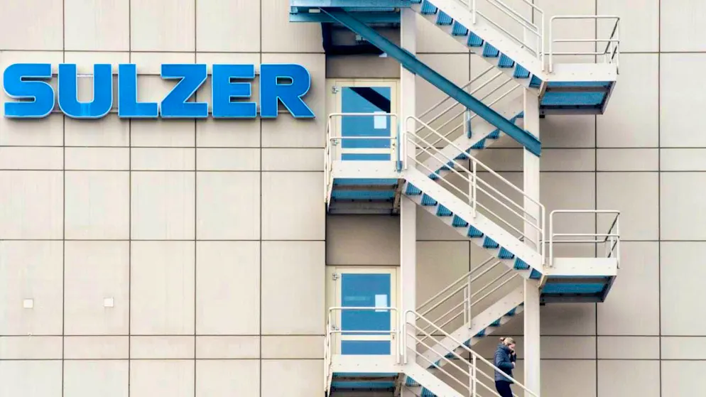 Order intake at the industrial group Sulzer stagnated in the first quarter of 2025. This was due to the Chemtech division, which had benefited from several large orders in the first quarter of 2024. (archive image)