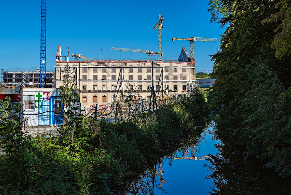 Sihl Papier: Das Ende vom Werk Manegg und die Geburt der Greencity. Denkmalschutz: Die frühere Spinnerei wird erhalten.