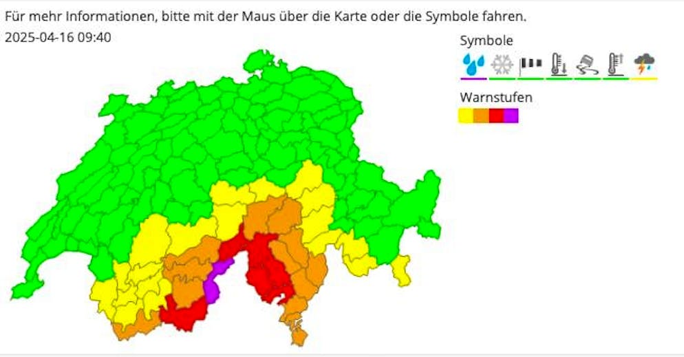 Meteonews shows in which regions it is safe and where it will storm on Thursday.