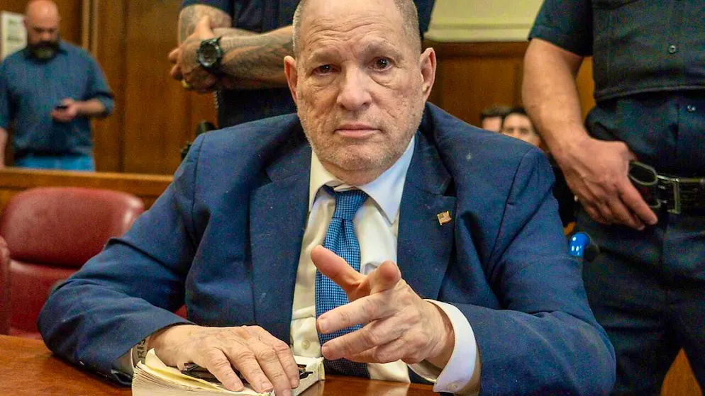 ARCHIVE - Former film producer Harvey Weinstein appears for his retrial in Manhattan Criminal Court. Weinstein was sentenced to 23 years in prison for sexual offenses in New York in 2020. The conviction was overturned in April and the trial will be reopened. Photo: Steven Hirsch/Pool New York Post/dpa