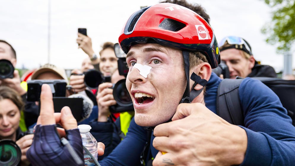 Amstel Gold Race. Pogacar et Evenepoel battus : Skjelmose crée la sensation !