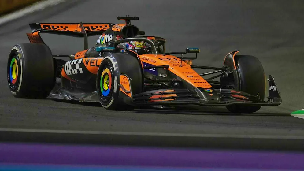 Oscar Piastri takes his fifth GP win in Jeddah in Saudi Arabia, his third of the season.