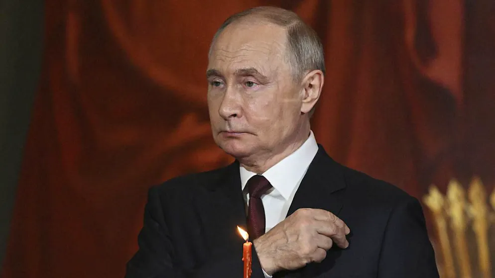 Putin celebra la Pasqua nel 2025
