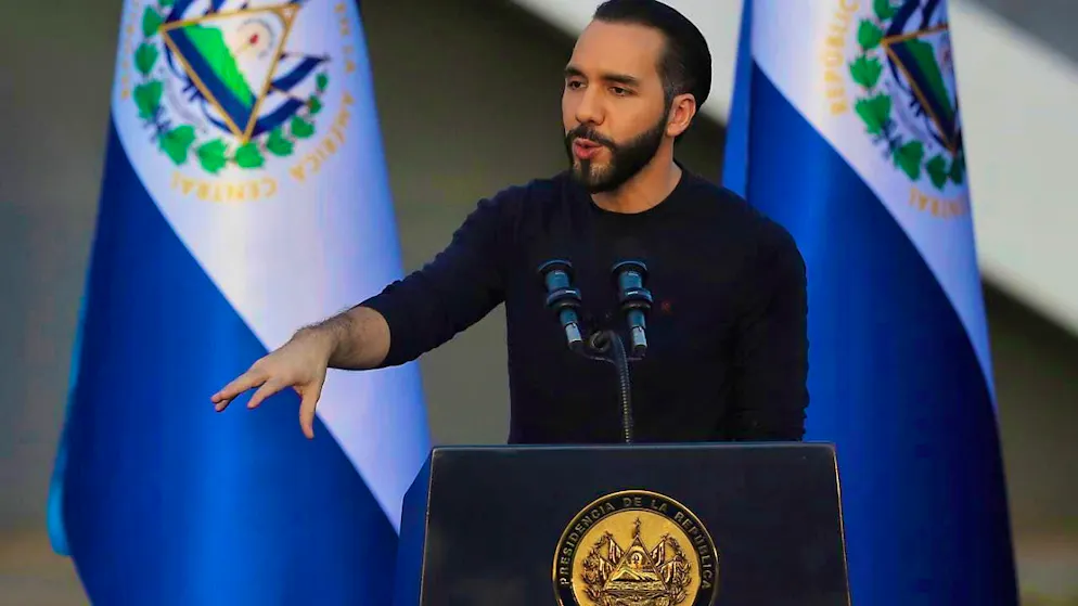 ARCHIVE - El Salvador's President Nayib Bukele has made a proposal to his Venezuelan counterpart. Photo: Salvador Melendez/AP/dpa