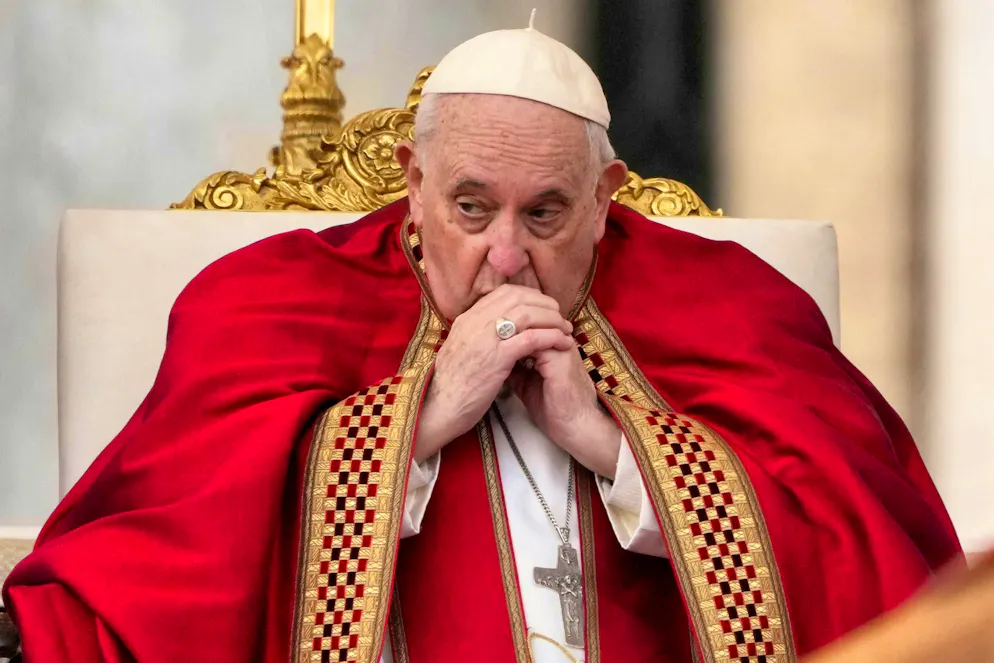 Pope Francis was the second oldest pope in history. (archive picture)
