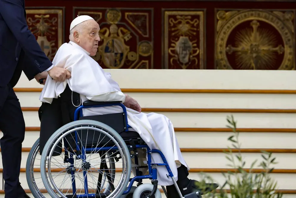 Papa Francesco in una foto del 13 aprile 2025.