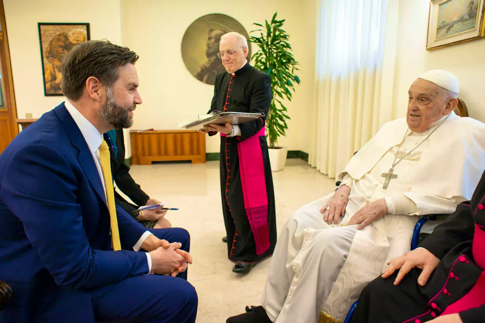 The last days of Pope Francis - Gallery. On Sunday, Francis received the Catholic US Vice President JD Vance at his residence in the Vatican.