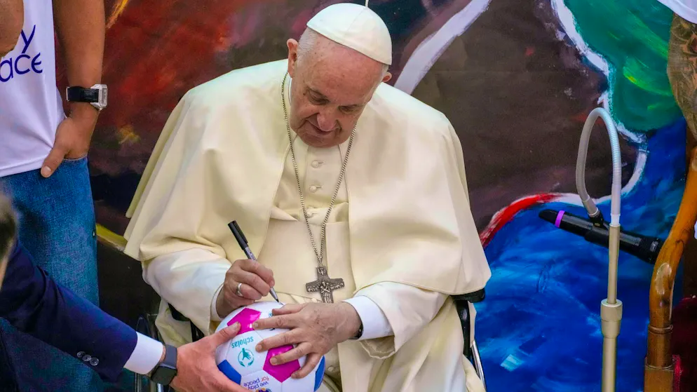 Pope Francis, who died on Easter Monday, also had a heart for soccer.