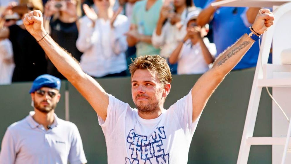 Stan Wawrinka am Geneva Open 2017 nach dem Finalsieg über Alexander Zverev. Für "Stan the Man" stellt sich diesmal eventuell die Frage: Nochmals in Genf antreten? Oder in Roland-Garros die Qualifikation spielen?