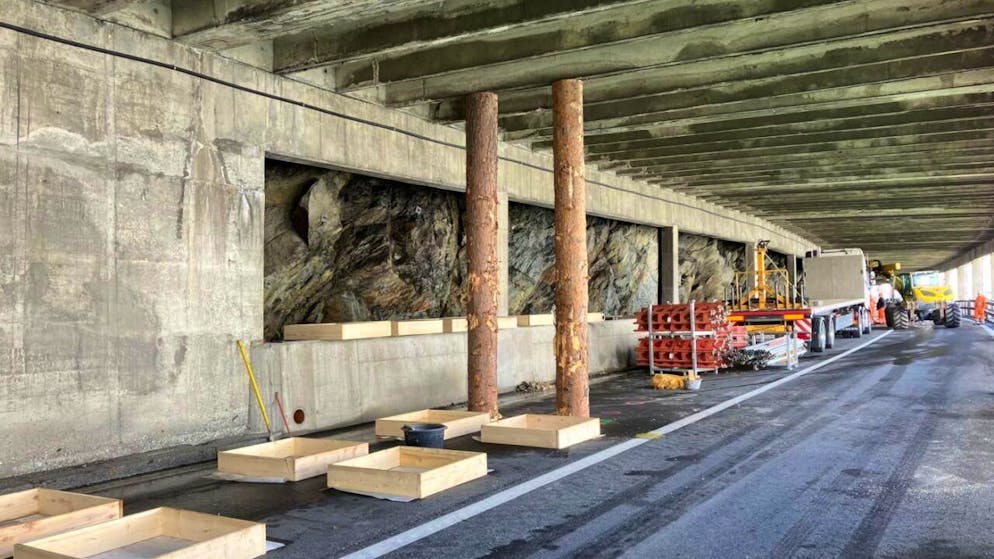 I lavori di riparazione alla galleria "les Toules" del Gran San Bernardo, danneggiata da una valanga, sono cominciati oggi e dovrebbero durare tre giorni.
