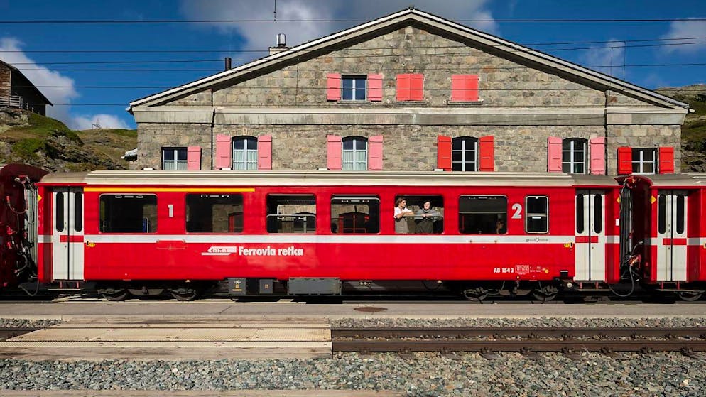 Grigioni. Tratta ferroviaria interrotta fra Bergün e Preda