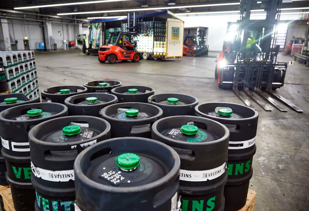 Der Mann klaute Bierfässer, um das Pfand zu kassieren. 