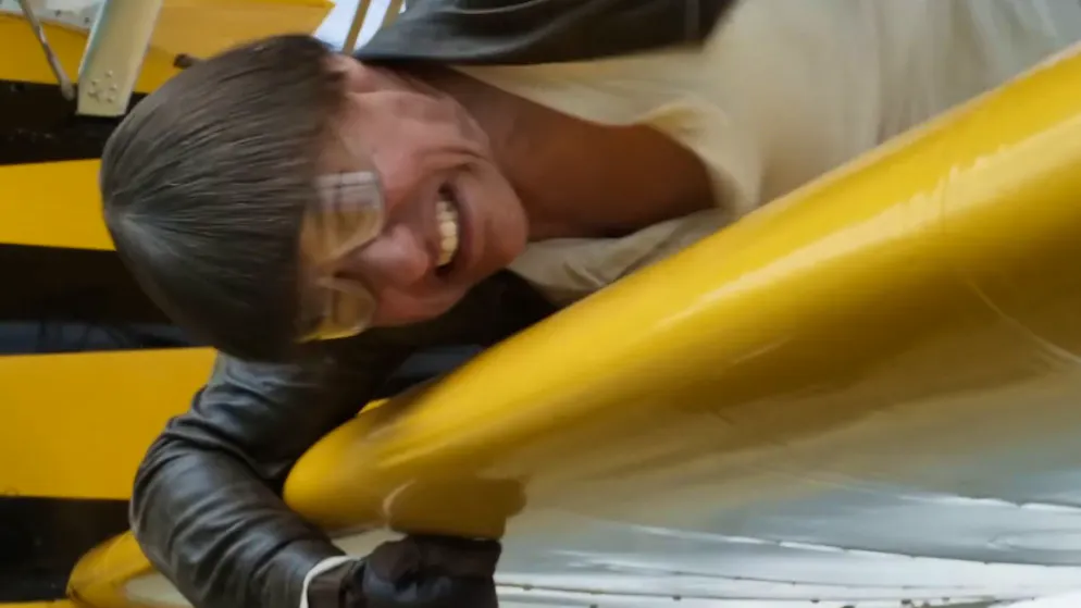 No stuntman for Mission Impossible. Tom Cruise (62) shimmies on plane at 2,500 meters
