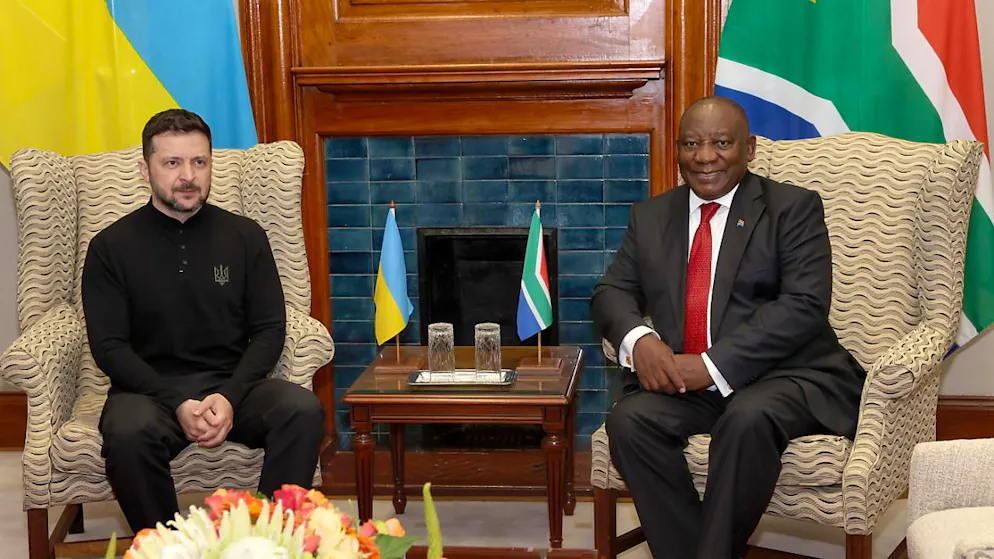 Guerra in Ucraina. Zelensky conta anche sul sostegno del Sudafrica per la pace
