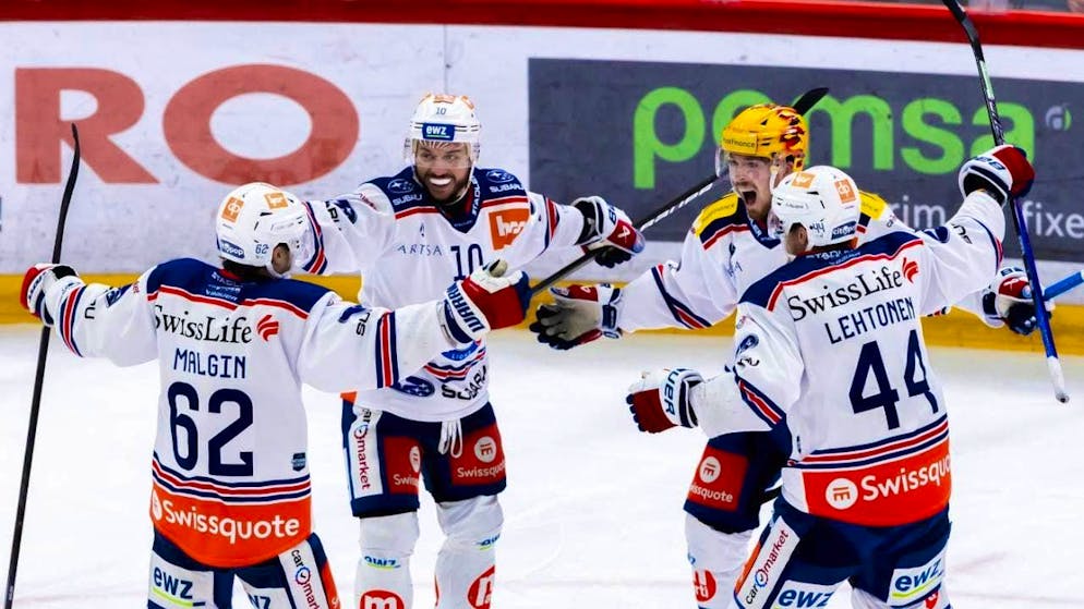 Another championship celebration: The ZSC Lions are Swiss champions once again
